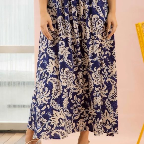 Top and Skirt Coordinating Set A-line, Beautiful floral pattern -NEW without tag - Picture 10 of 10